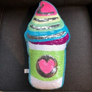 Justice Ice Cream Flip Sequence Pillow